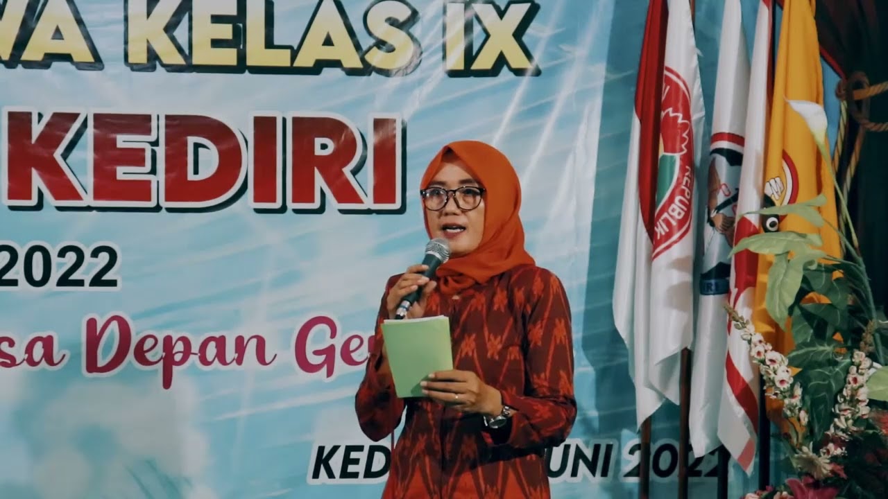 PELEPASAN SISWA KELAS IX SMP NEGERI 5 KEDIRI TAHUN PELAJARAN 2021/2022