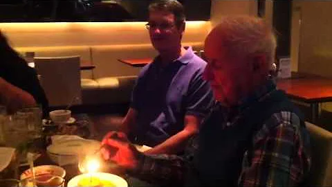 Carl Henrich on eve of 100th birthday
