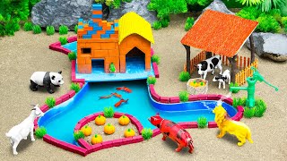 40 Minutes Satisfying Build Creative Countryside Farm Diorama - DIY Mini Farm - Barnyard Animal