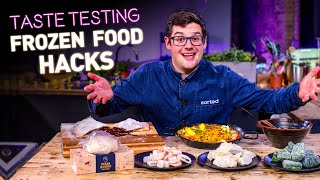 Taste Testing Frozen Food Hacks (Recommended by Chefs but Tested by Normals!) | Sorted Food screenshot 3