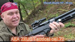 AEA ZEUS Tactical cal 72 huge airgun (czech speak)