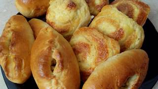 БУЛОЧКИ сдобные ПЫШНЫЕ и МЯГКИЕ - ВКУСНО, как у бабушки🥨 // Три вида начинки БУЛОЧКИ сдобные ПЫШНЫЕ и МЯГКИЕ - ВКУСНО, как у бабушки🥨 // Три вида начинки