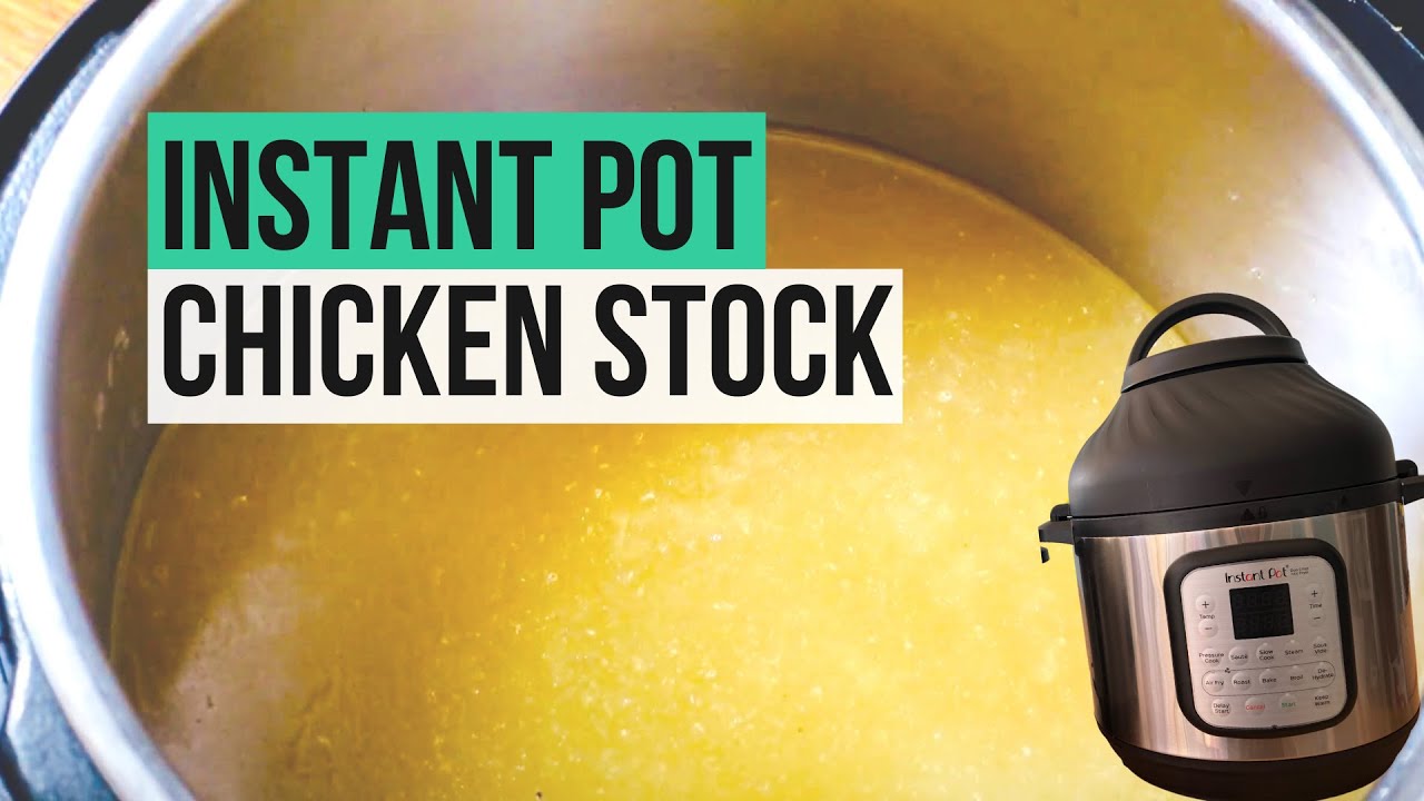 Instant Pot Chicken Stock (small batch)