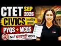 CTET SST Paper 2 | CTET Civics Previous Year Question Paper | CTET SST Classes By Varsha Mam