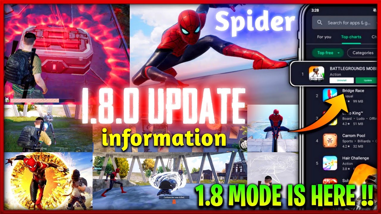 Month 7 Update 1.8 release date || 1.8 Update Mode is Here || Bgmi 1.8 Update | 1.8 Update 8Vs8 Tdm