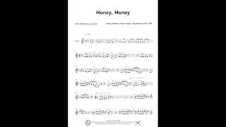 솔바이올린 6월 악보 - 피아노반주 [Honey, Honey] Violin