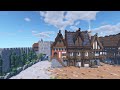 Let&#39;s build a Medieval City | Episode 8: a Merchant of rare goods | Minecraft Timelapse