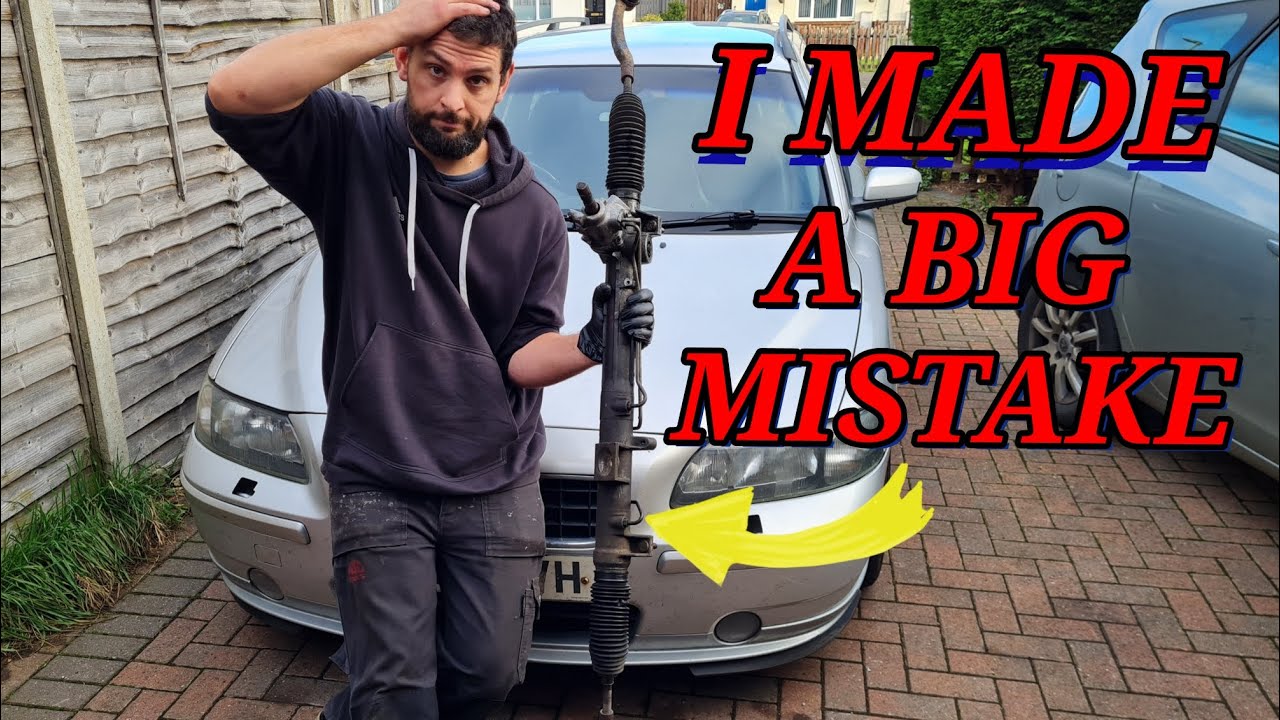 Замена рулевой рейки Volvo V70, не по плану