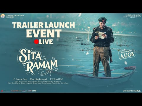  Sita Ramam Trailer Launch Event LIVE | Dulquer Salmaan | Mrunal Thakur | Rashmika | Hanu Raghavapudi