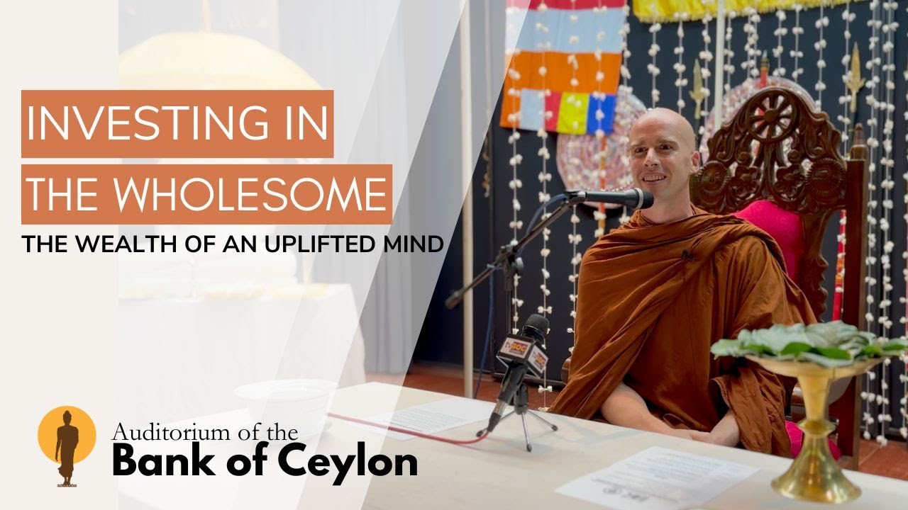Investing in the Wholesome | Insight on the Wealth of Love  | Bhante Ānanda