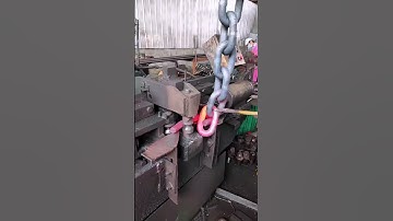 Chain link making process- Good tools and machinery make work easy
