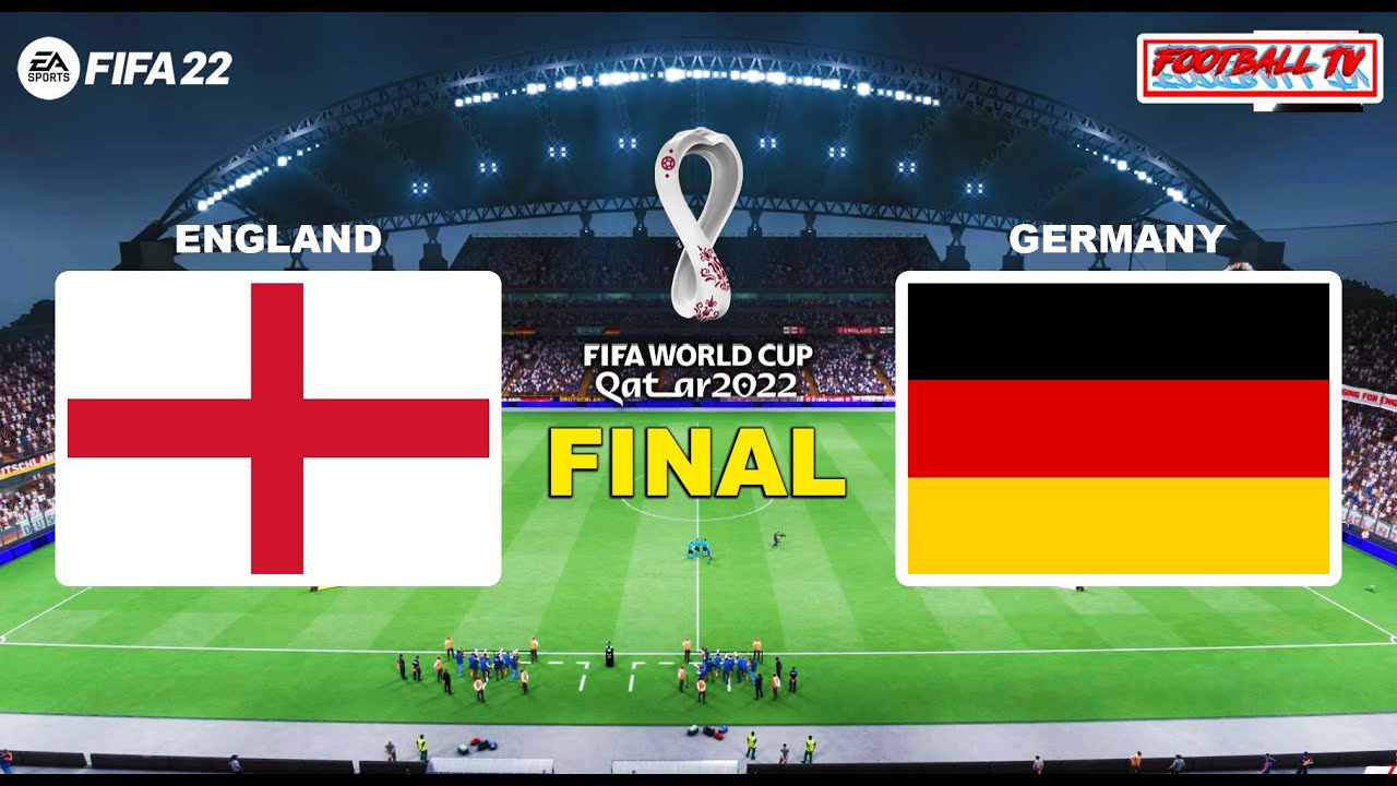 FIFA 22 England vs Germany Final FIFA World Cup 2022 Full Match