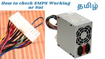 How To Check SMPS Working or Not in Tamil | (தமிழ்)