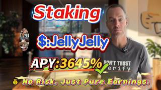 ⚡ Solana JellyJelly staking tutorial revealed — earn 3645.36% APY easily, tested with zero risk!