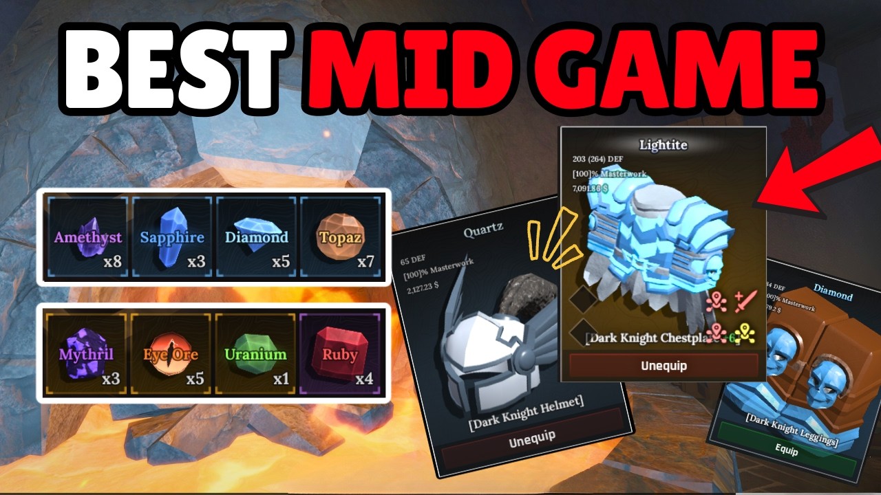 Best Mid Game Armor Recipes for Island 2 The Forge