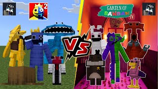 Garten of Banban 4 VS Rainbow Friends Chapter 2 [Minecraft PE]