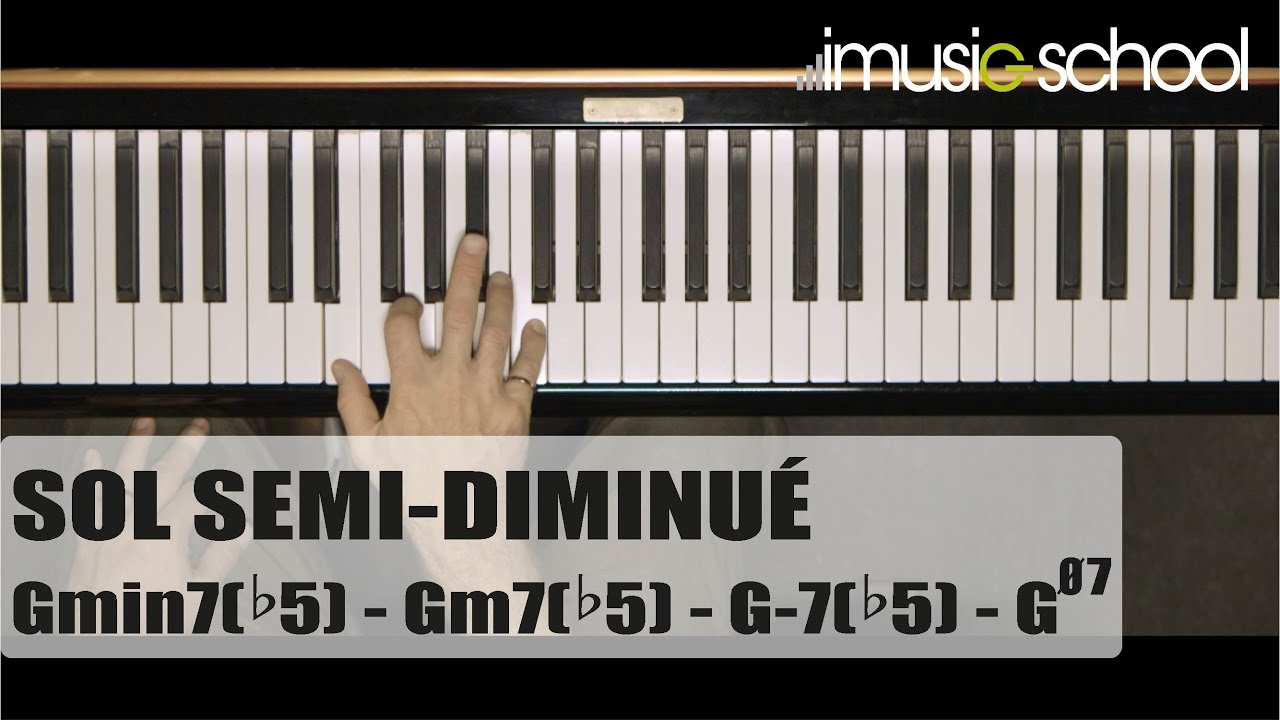 SOL SEMI-DIMINUÉ ET SES RENVERSEMENTS - YouTube