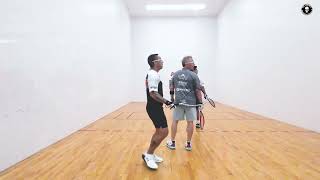 Killshot Racquetball -  Open Doubles - Jaiden/Jim Lan Vs. Sudsy Monchik/Landin Frank - Game 1