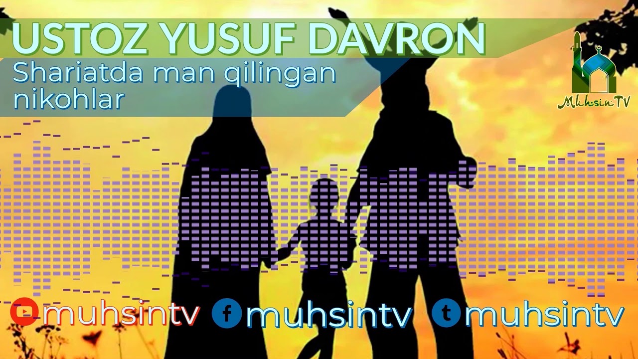 9-dars: Yashirin, pinhona nikoh | Ustoz Yusuf Davron