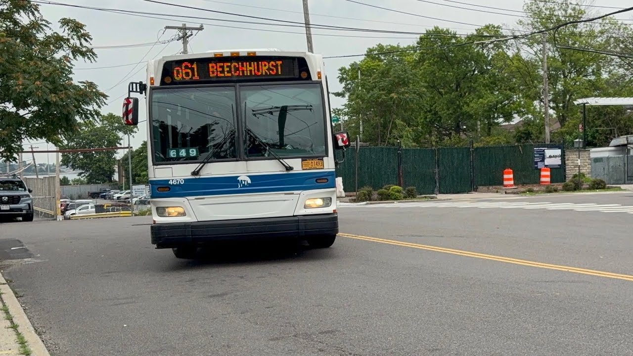 MTA #4670 full ride on the Q61 LTD (New Queens Redesign route).