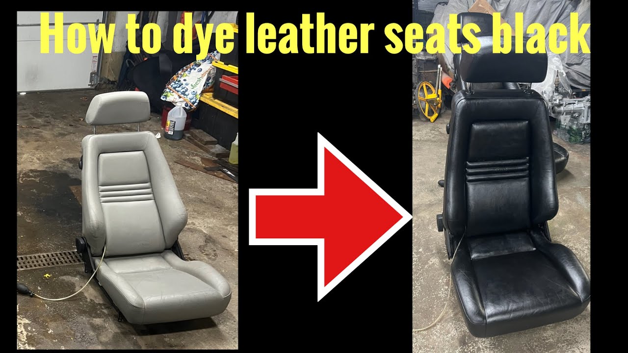 How To Dye Car Leather Seats Black YouTube How To Dye Car Leather Seats Black YouTube