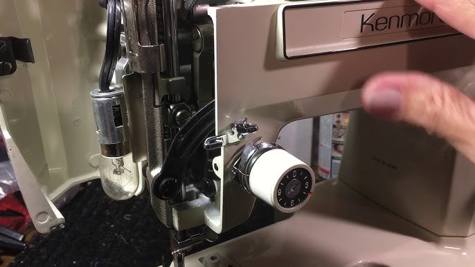 vintage Kenmore sewing machine oiling diagram 158.1340