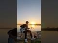 川辺と夕陽とギター #guitar #fender #nuxmightyair #stratocaster #riversideguitar #johnmayer #goprohero11black