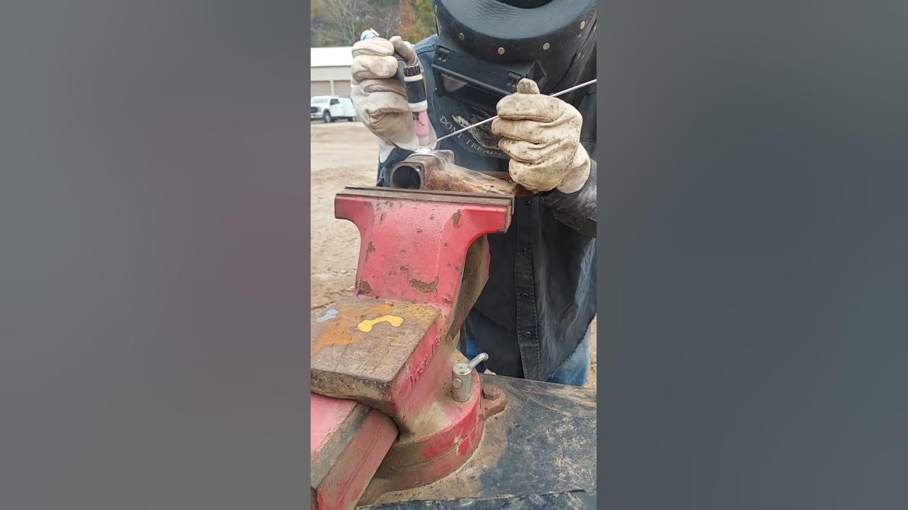 Ox body tailgate repair with a little cast aluminum TIG action YouTube