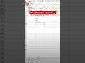 Hide Data in Excel in 5 Seconds | Excel Tricks for Beginners | Excel Training#shorts