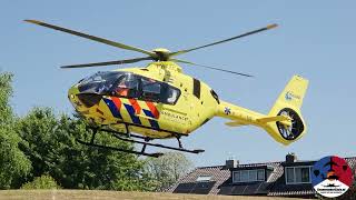 Take-off PH-UMC H135 Lifeliner 3 at Deventer after a accident