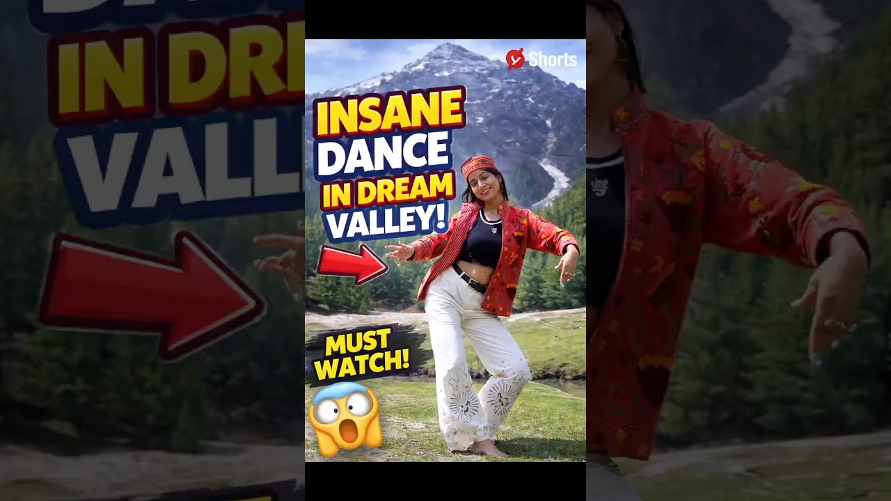 A dance performance in the mountains 💃Kashmir vibes, wrong address 😌Guess where?