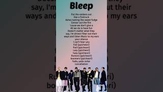 Stray Kids - Bleep Lyrics