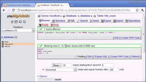 Beginner PHP Tutorial   124   Creating a Database Hit Counter Part 2