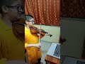 Purano shei diner kotha violin cover by ayush mukherjee