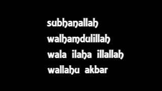 Zikir subhanallah walhamdulillah wala ilaha illallah 1000x