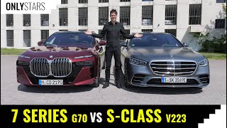 Mercedes S-Class S500 (V223) vs BMW 7 Series 740d xDrive (G70) - Comparison Test