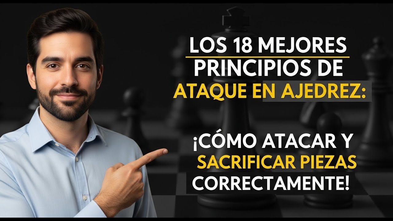 Los 18 Mejores Principios de Ataque en Ajedrez: ¡Cómo Atacar y Sacrificar Piezas Correctamente!