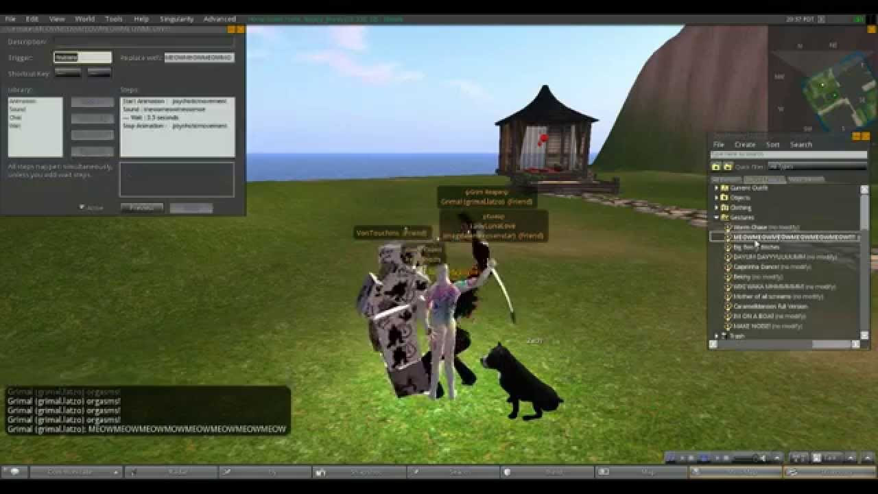 My first time on second life....