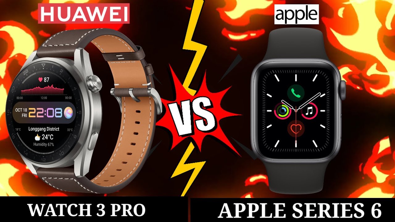 HUAWEI WATCH 3 PRO VS APPLE WATCH SERIES 6 Which is BEST? - YouTube