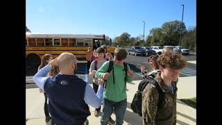 CTE students / First day at new CTE Center