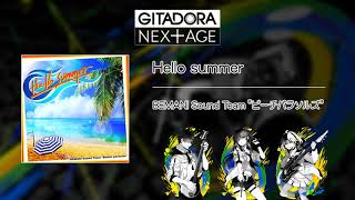 (音源)【GITADORA NEX+AGE GST】 Hello summer ／ BEMANI Sound Team ビーチパラソルズ
