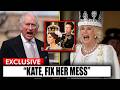 Palace Sources Claim Charles Ordered Kate To “Clean Up” Camilla’s Chaos