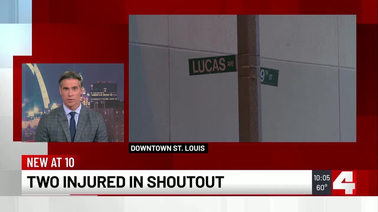 Teen and man injured in attempted robbery in downtown St. Louis - YouTube