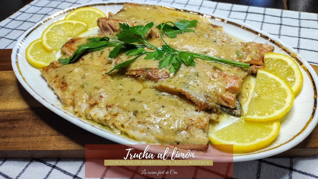 Trucha al limon, una receta simple, fácil de hacer pero muy rica, no te la puedes perder!!!