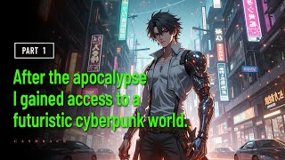 After the apocalypse, I gained access to a futuristic cyberpunk world.