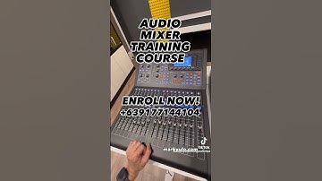 Join our Audio Mixer Fundamental Course #shorts #soundtechphil #audiotraining #midas #m32r #m32