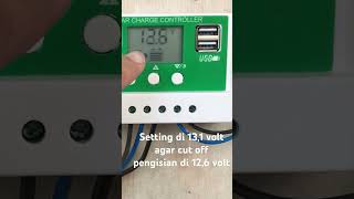 Setting Scc Harus Ditambah 5 Agar Pas diy solar solarbatteries battery plts