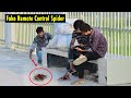 Fake Spider vs Man Prank Video🕷Big Remote Control Spider Prank On Public🕷Spider Attack In The City