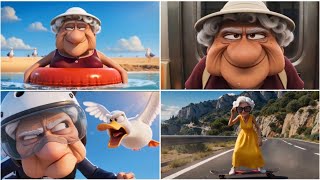 “YOU WON’T BELIEVE THIS 😱This grandma runs, swims… and even FLIES! Watch till the end 😂🔥”