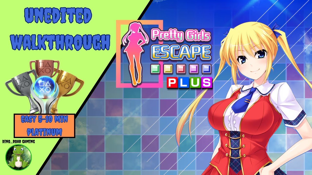 Pretty Girls Escape PLUS - Unedited Platinum Trophy Walkthrough (PS4/PS5)